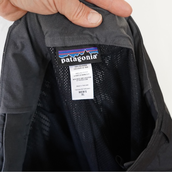 Patagonia H2NО Snowshot Cargo Pants Ski Snowboard Waterproof Lined Black Men XL - Picture 9 of 10